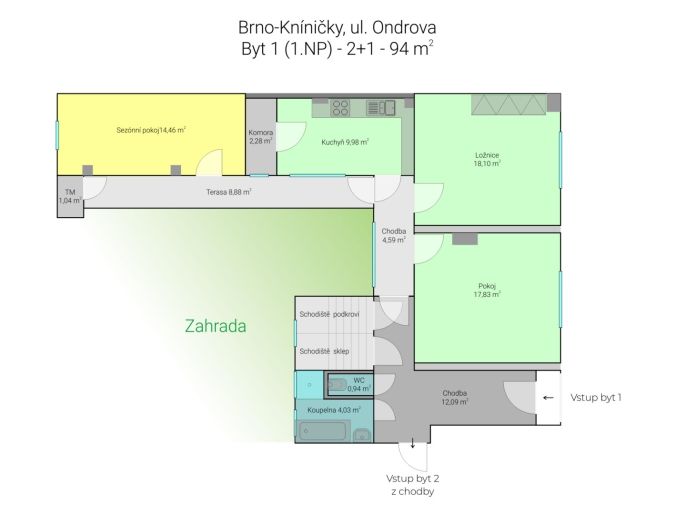 Prodej, Rodinný dům, Brno