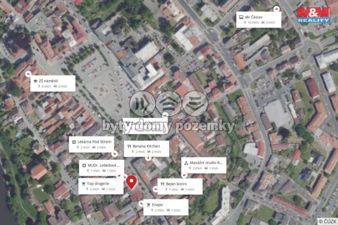 Pronájem, Byt 1+kk, Čáslav