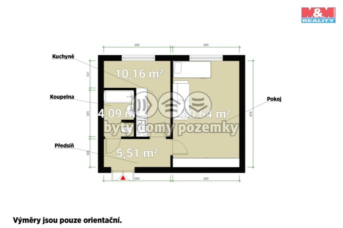 Pronájem, Byt 1+1, Plzeň