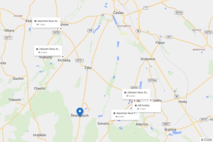 Prodej, Rodinný dům, Žáky