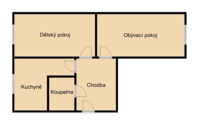 Prodej, Byt 2+1, Pacov