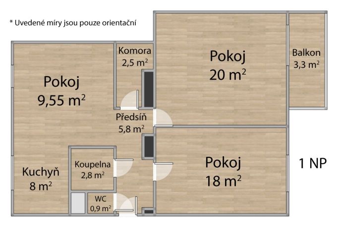 Prodej, Byt 3+1, Kozolupy