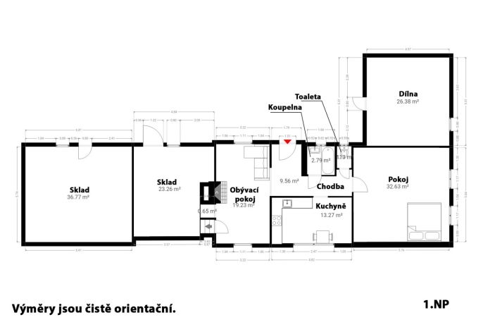 Prodej, Rodinný dům, Oselce