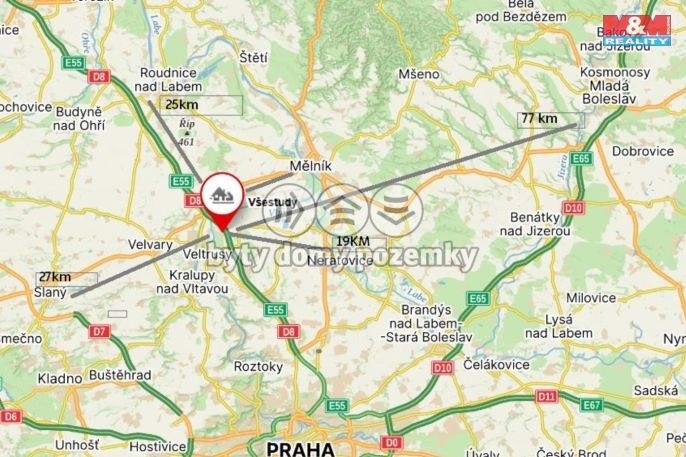 Prodej, Pole, Všestudy