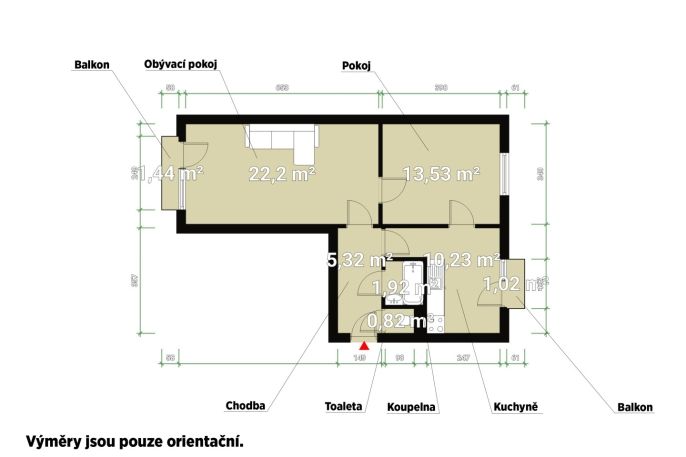 Prodej, Byt 2+1, Plzeň