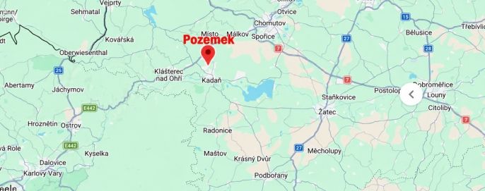 Prodej, Komerční pozemky, Kadaň
