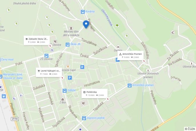 Pronájem, Byt 1+1, Mariánské Lázně