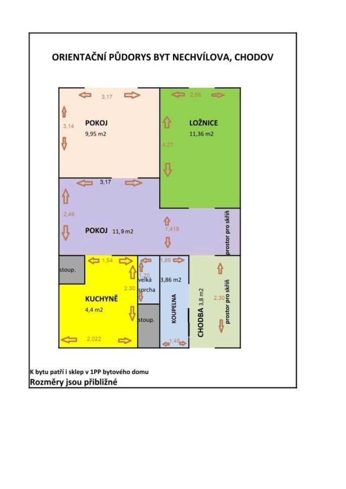 Prodej, Byt 2+1, Praha