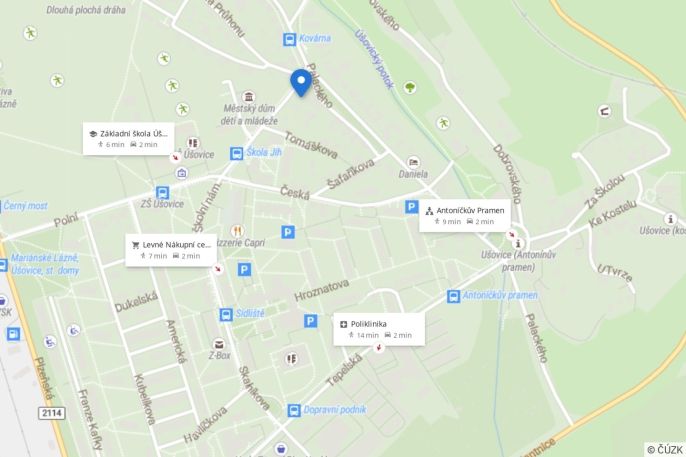 Pronájem, Byt 2+kk, Mariánské Lázně