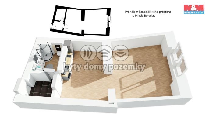 Pronájem, Kancelářský prostor, Mladá Boleslav