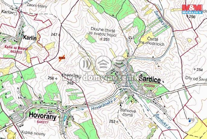 Prodej, Pole, Šardice