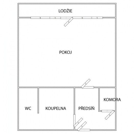 Prodej, Byt 1+kk, Most