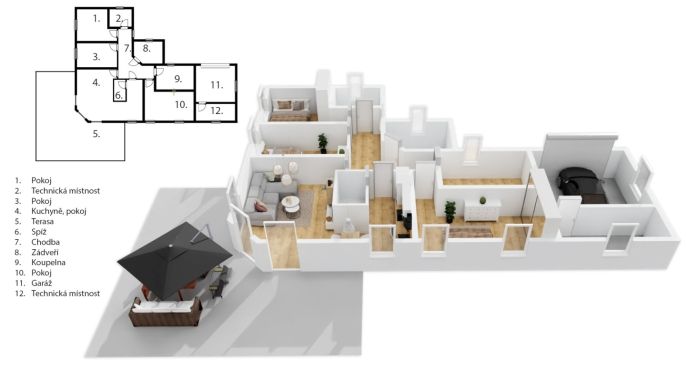 Prodej, Rodinný dům, Horní Podluží