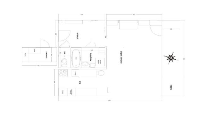 Pronájem, Byt 1+kk, Vlašim