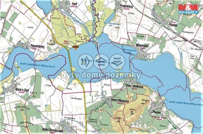 Prodej, Vodní plocha, Pasohlávky