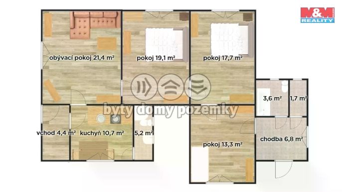 Prodej, Rodinný dům, Vrbčany