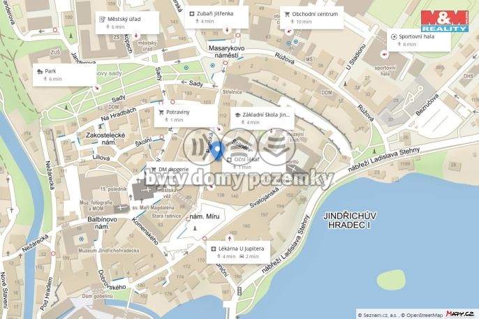 Pronájem, Byt 2+1, Jindřichův Hradec