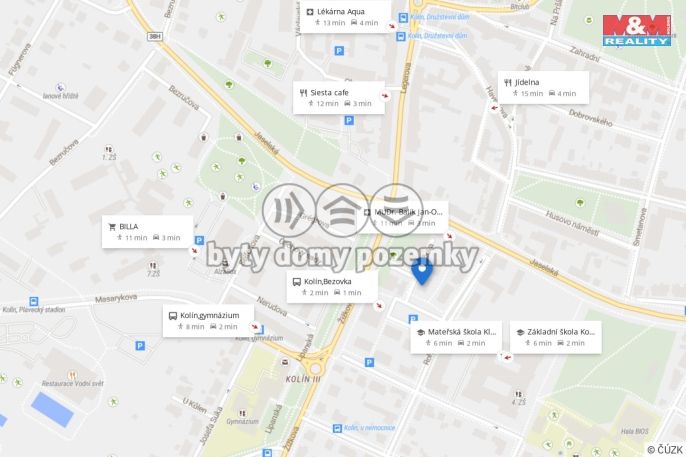 Pronájem, Byt 2+kk, Kolín