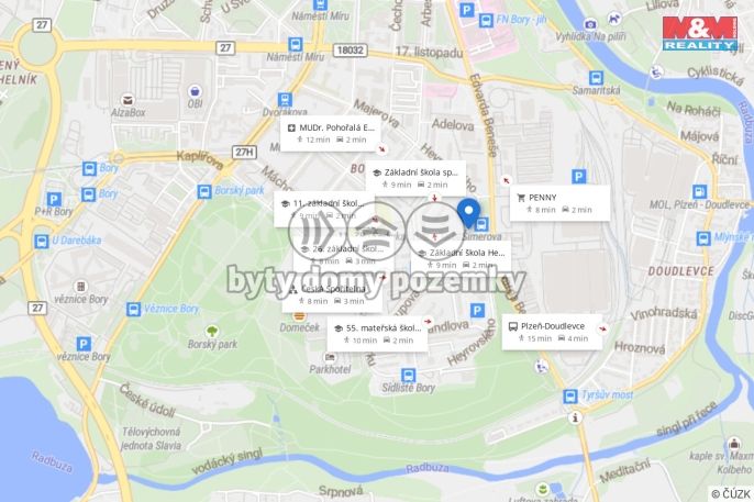 Prodej, Byt 1+kk, Plzeň