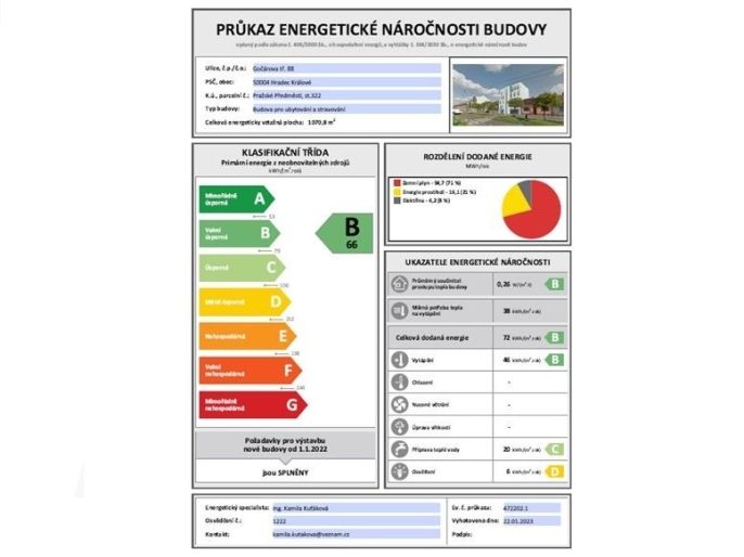 Prodej, Byt 2+kk, Hradec Králové