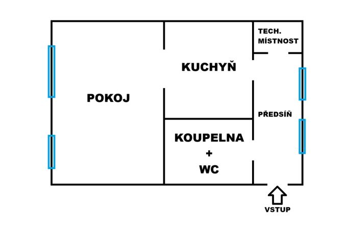 Prodej, Byt 1+1, Nový Jičín
