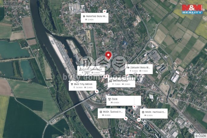 Prodej, Byt 1+kk, Mělník