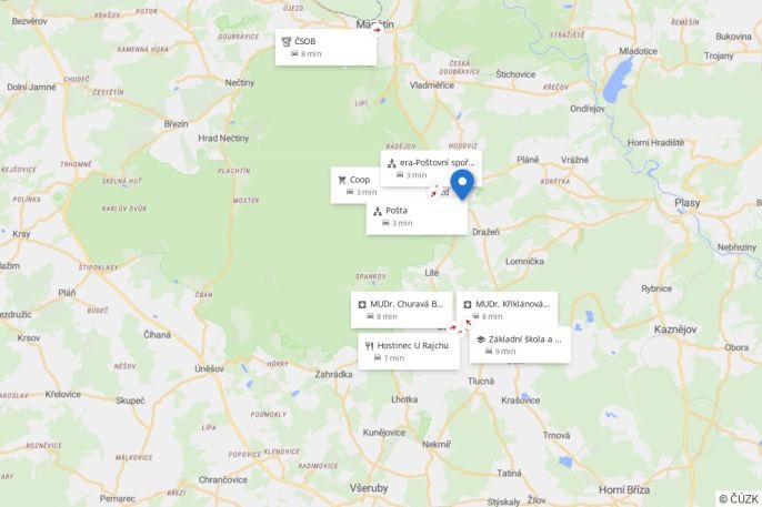 Prodej, Pozemek k bydlení, Dražeň