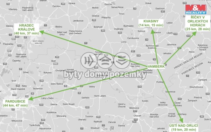 Pronájem, Byt 2+1, Vamberk