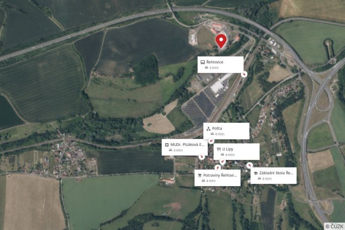 Pronájem, Byt 1+kk, Řehlovice