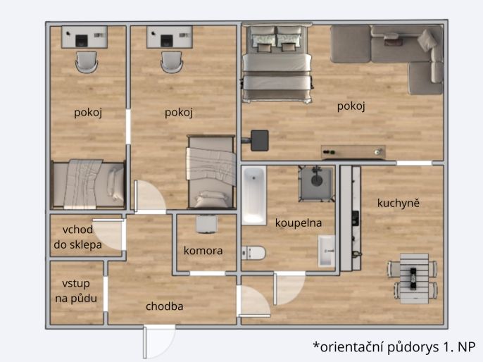 Prodej, Rodinný dům, Vimperk