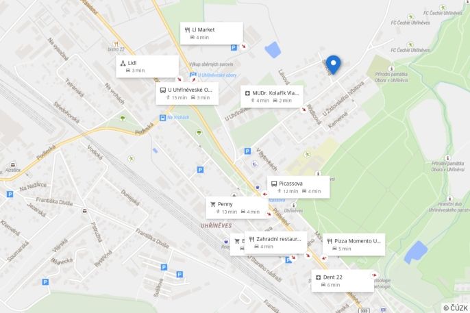 Pronájem, Byt 2+kk, Praha