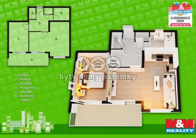 Prodej, Byt 2+kk, Žacléř