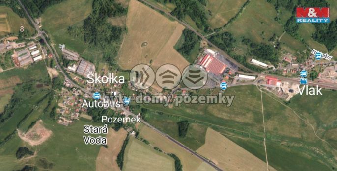 Prodej, Pozemek k bydlení, Stará Voda