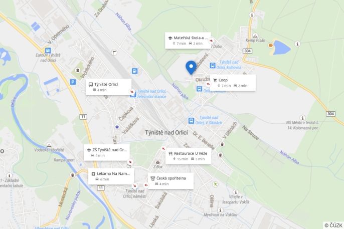 Prodej, Byt 4+1, Týniště nad Orlicí