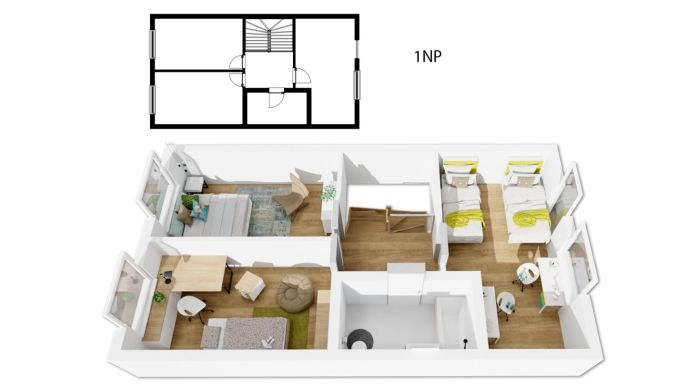 Prodej, Rodinný dům, Nučice