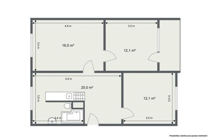 Prodej, Byt 3+1, Sokolov