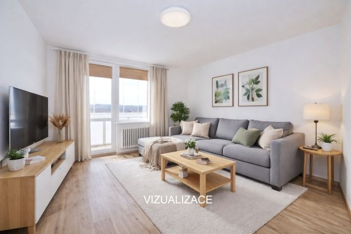 Pronájem, Byt 1+1, Křižanov