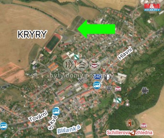 Prodej, Pozemek k bydlení, Kryry