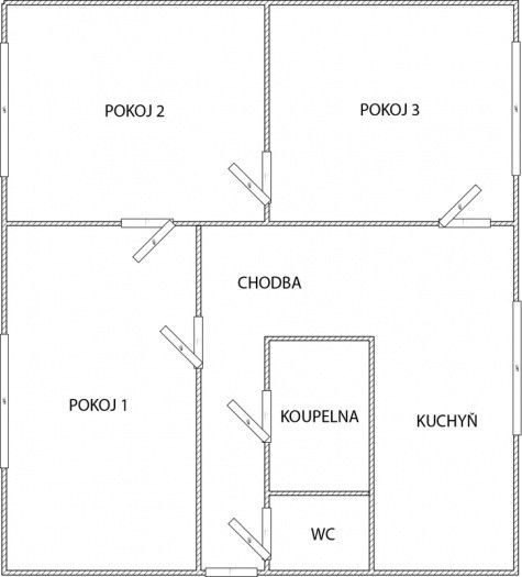Pronájem, Byt 3+1, Kladno