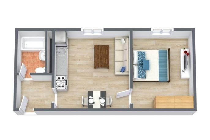 Prodej, Byt 2+kk, Horní Slavkov