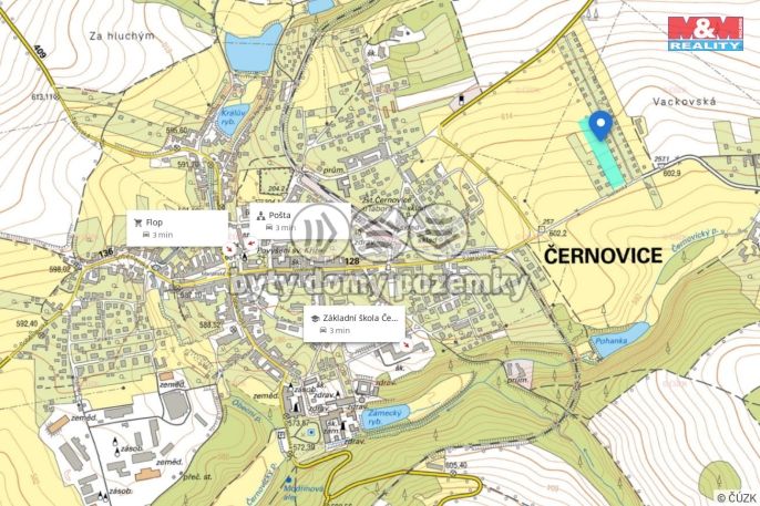 Prodej, Pozemek k bydlení, Černovice