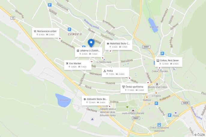 Pronájem, Byt 2+kk, Cvikov