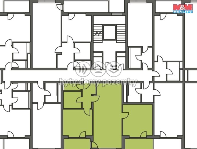 Pronájem, Byt 3+kk, Pardubice