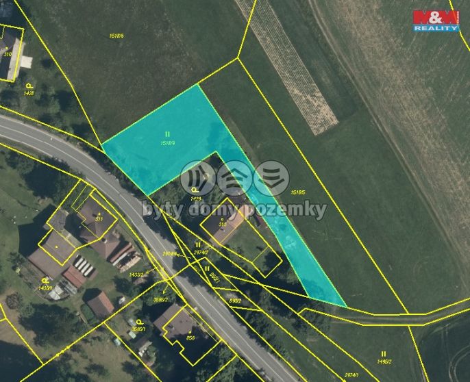 Prodej, Pozemek k bydlení, Nekoř