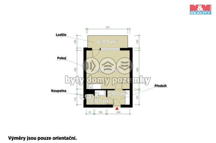Prodej, Byt 1+kk, Plzeň