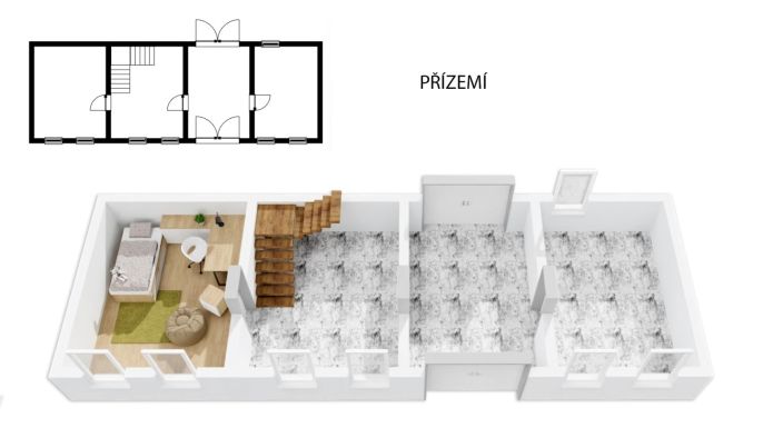 Prodej, Rodinný dům, Nezamyslice