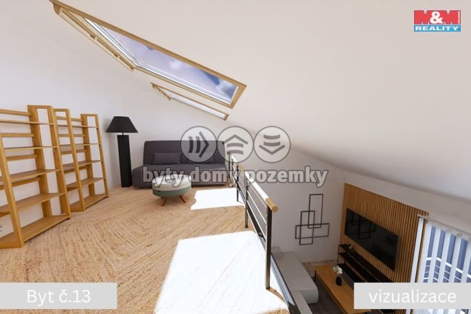 Prodej, Byt 3+kk, Žleby