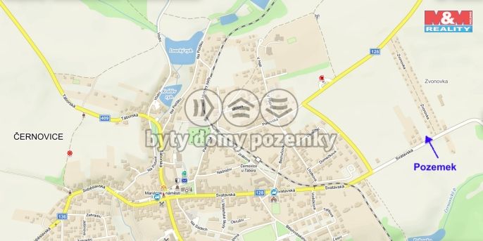 Prodej, Pozemek k bydlení, Černovice