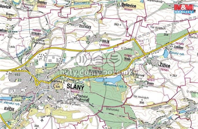 Prodej, Ovocný sad, Slaný