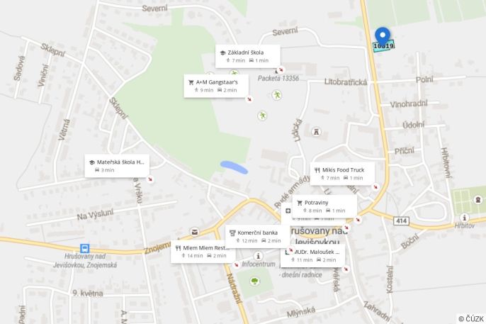 Prodej, Pozemek k bydlení, Hrušovany nad Jevišovkou